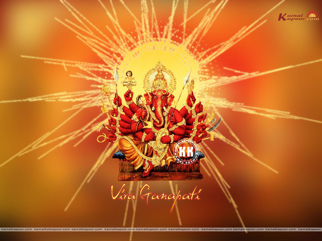 Forms of Ganesha Wallpaper